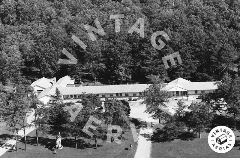 Wagon Wheel Motel (Ulchs Motel) - Historical Aerial (newer photo)